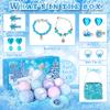 Bath Bombs for Kids with Surprise Inside, 8 Pack Bath Bombs with Frozen Toys, Princess Jewelry & Cross-Body Bag, Natural Fizzy Bubble Bath Balls with Jewelry Set, Christmas Birthday Gift for Girls view 2