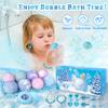 Bath Bombs for Kids with Surprise Inside, 8 Pack Bath Bombs with Frozen Toys, Princess Jewelry & Cross-Body Bag, Natural Fizzy Bubble Bath Balls with Jewelry Set, Christmas Birthday Gift for Girls view 3