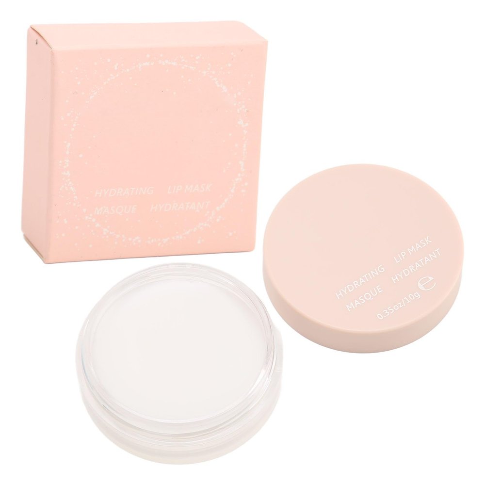 BTSEURY Hydrating Lip Mask, Sleeping Lip Mask, 10g Moisturizing Smoothing Soften Brighten Color Lip Care Sleeping Balm