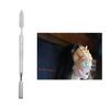 Stainless Steel Scar Wax Spatula Special Effects Applicator for Makeup Artists Special Effects Spatula Scar Wax Spatula Makeup Tool Professional SFX Scar Wax (S 35.43in Diameter) view 3