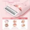 Razor for Women, Electric Razor for Women, Dual Head Shaver Waterproof Lady (Blue+Pink) view 4