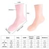 JTLB Anti Slip Moisturizing Silicone Gel Heel Socks, Aloe Infused Socks for Dry and Cracked Skin Care (Pink M(40-44)) view 2