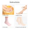 JTLB Anti Slip Moisturizing Silicone Gel Heel Socks, Aloe Infused Socks for Dry and Cracked Skin Care (Pink M(40-44)) view 3