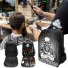 Barber Bookbag - Barbers Tools Travel Backpack Hairstylist Clippers Storage Case,Large Capacity, Multifunctional Barber Bag for Electric Clippers Capes view 2