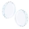 2PCS Nail Art Palettes Color Mixing Toning Glass False Eyelashes Glue Hold Makeup Palette view 1
