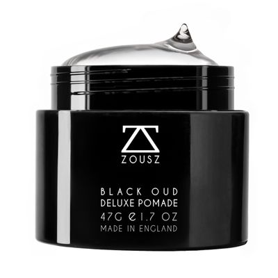 ZOUSZ Black Oud Deluxe Pomade for Men  Premium Hair Clay & Styling Wax with Natural Hold  Matte Finish Hair Wax for All Hair Types  Strong Yet Flexible  Luxury Grooming Gift for Men  47g