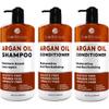 BELLISSO Moroccan Argan Oil Shampoo and Conditioner Set and Argan Oil Conditioner view 1