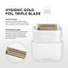 COCCO IMPACTO Foil Shaver for Men, Triple Gold Foil Electric Razor, Wet & Dry Use, Magnetic Replaceable Head, Intelligent Accelerator, 90-Min Runtime  (White) view 2