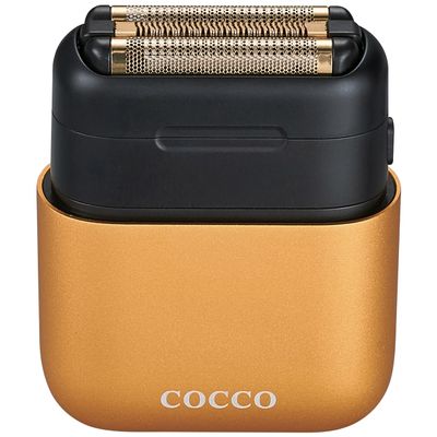 COCCO IMPACTO Foil Shaver for Men, Triple Gold Foil Electric Razor, Head Shaver for Bald Men, Wet & Dry Use, Magnetic Replaceable Head, Intelligent Accelerator, 90-Min Runtime  (Gold)