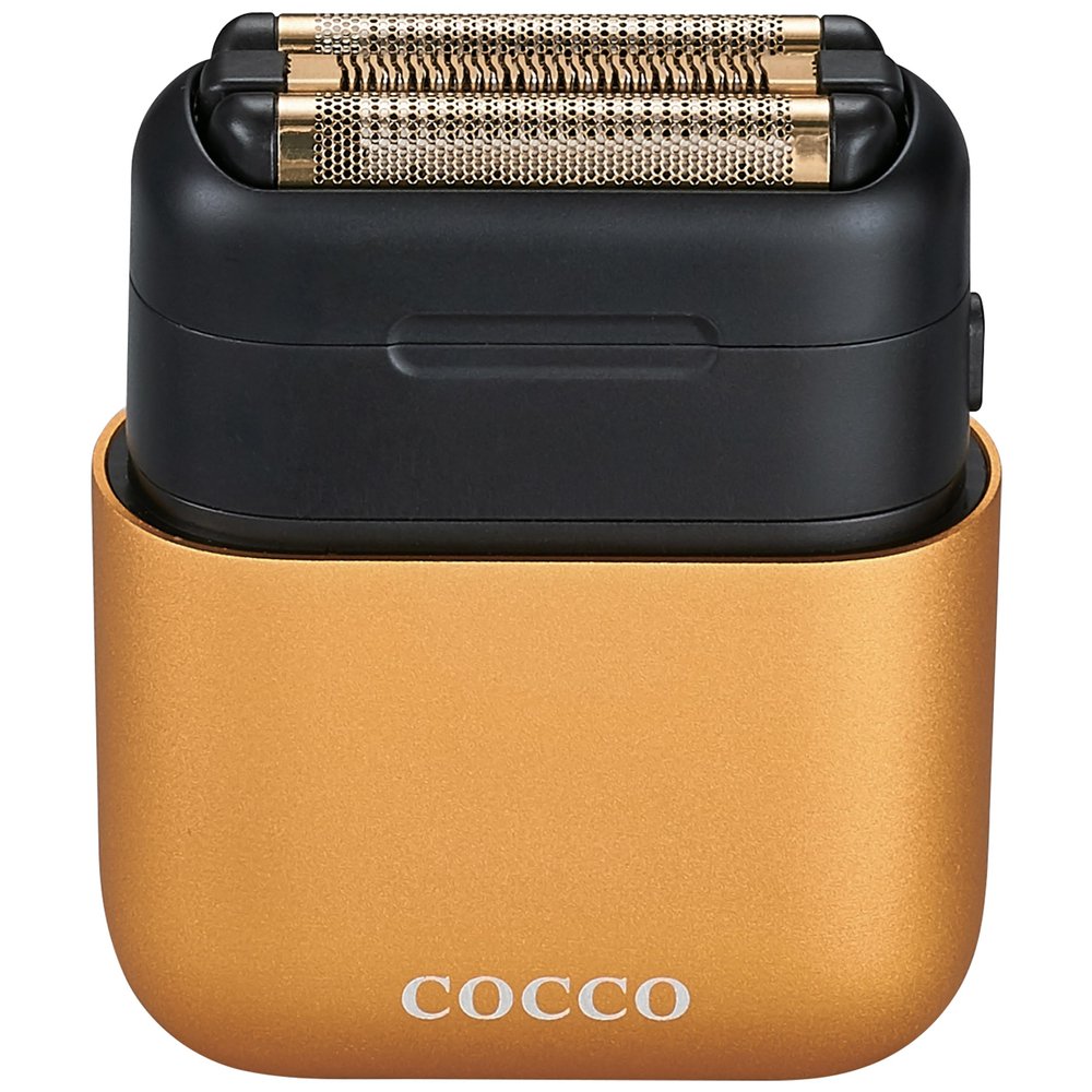 COCCO IMPACTO Foil Shaver for Men, Triple Gold Foil Electric Razor, Head Shaver for Bald Men, Wet & Dry Use, Magnetic Replaceable Head, Intelligent Accelerator, 90-Min Runtime  (Gold)