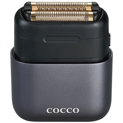 COCCO IMPACTO Foil Shaver for Men, Triple Gold Foil Electric Razor, Head Shaver for Bald Men, Wet & Dry Use, Magnetic Replaceable Head, Intelligent Accelerator, 90-Min Runtime  (Gray)