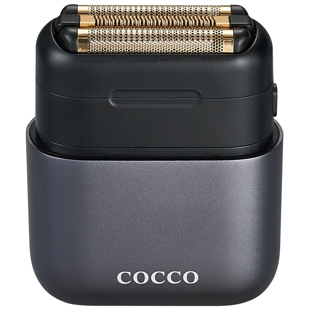 COCCO IMPACTO Foil Shaver for Men, Triple Gold Foil Electric Razor, Head Shaver for Bald Men, Wet & Dry Use, Magnetic Replaceable Head, Intelligent Accelerator, 90-Min Runtime  (Gray)