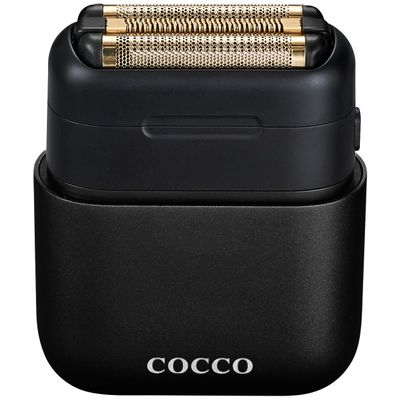 COCCO IMPACTO Foil Shaver for Men, Triple Gold Foil Electric Razor, Head Shaver for Bald Men, Wet & Dry Use, Magnetic Replaceable Head, Intelligent Accelerator, 90-Min Runtime  (Black)