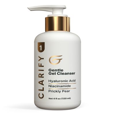 Groomie Gentle Gel Cleanser for Face - Gentle Facial Cleanser Hydrates & Strengthens Skins Barrier - Niacinamide Helps Reduce Redness & Irritation for Sensitive Skin - Moisturizing Face Wash