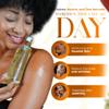After Shower Body Oil for women | Daily Skin Moisturizer with Apricot, Jojoba, Avocado & Vitamin E Oil | Hydrating & Nourishing for all Skin types | Anti-Aging | 6.76 oz | Peach view 4