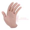 Realistic Silicone Male Hand Life Size Male Hand Model Bendable Fake Hand for Festival Props Painting Practice Halloween Props (Left Hand) view 4