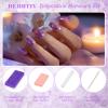 Disposable Pedicure Kit Sets, 4 in 1 Nail Salon Manicure Pedicure Kit Professional, Nail File, Pumice Pad, Mini Buffer, Wood Stick, Individually Package (50, Count, 80/100 Grit) view 3