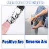 2PCS Nail Clippers for Seniors, Ergonomic Toenail Clippers with 2PCS Nail Files, Nail Cutters for Thick Toenails for Men, Women Curve Sharp Long Handle Wide Opening view 3