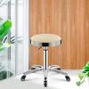 PSLYHTJ Rolling Bar Chairs Swivel Round Fabric Seat Stools with Wheels for Office Work Study, Medical Spa Salon, Lifting Adjustable view 2