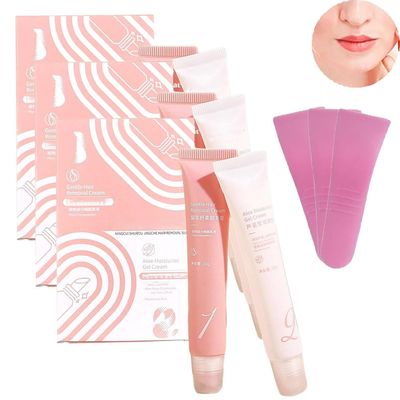 Hair Removal Cream Kit, Facial Hair Removal Cream, 5 Minute hair removal cream Kit, Lasting Smooth Skin, For Upper Lip, Chin, And Facial (3)