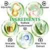 10 Pcs Avocado Skin Care Set with Facial Cleanser,Toner,Face Serum,Face Cream,Eye Cream,Moisturizing Lip Balm,Under Eye Patch and Lip Mask,Hydrating Face Sheet Masks Skin Care Facial Kit for Women view 3