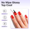 GELLEN 2 Pcs No Wipe Gel Top Coat Set, UV Light Needed, 18ml view 3