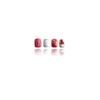 24pcs Christmas Fake Nails: Short Square Petite Nails - Santa Claus Designs Gloss Acrylic Nails - False, Press On, Full Cover, with Hanging Cord view 4