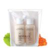 HEVEBLUE Salmon Fruity Centella Body Travel Kit - Body Cream & Body Wash Set, Sensitive Skin, Korean Bodycare, Hypoallergenic, Allergen-free, Salmon PDRN, Travel Size, Bodycare Set view 1
