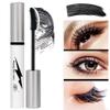 3pcs Silk Fiber Mascara,with eyebrow pencil,Eyebrow brush Natural Waterproof Smudge-Proof,All Day Exquisitely Long, Smudge-Proof (Dark Brown, Black) view 2