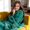 Birthday Gifts for Women, Green Warm Spring Get Well Soon Self Care Retirement Thinking of You Inspirational Gifts Basket with Flannel Blanket for Mom, Grandma, Sister, Wife, Girlfriend, Anniversary view 3