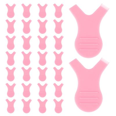 Bewudy 30 Pcs Y Lash Lift Tool, Y Shape Lash Combs Eyelash Brush, Eyelash Perming Brush Best Lash Lift and Tint Kit, Eyelash Lift Brush for Eyelash Extension Makeup Tool(Pink)