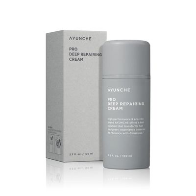 AYUNCHE Pro Deep Repairing Cream 3.3 fl. oz. | Hair Leave-in Conditioner | For Split ends and Damaged Hair | Deep Nourishing with Protein | Salon Quality