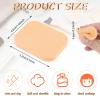 Giantree 12Pcs Square Makeup Sponges, for Foundation Facial Powders Puff Cosmetic Sponge, Square Foam Pad Powders Blender for Liquid Foundation Cream Powder Concealer - Wet Dry Use (Skin Color+White) view 2