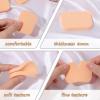 Giantree 12Pcs Square Makeup Sponges, for Foundation Facial Powders Puff Cosmetic Sponge, Square Foam Pad Powders Blender for Liquid Foundation Cream Powder Concealer - Wet Dry Use (Skin Color+White) view 4