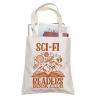 TOBGBE Funny Novel Lover For Fantasy Readers Book Club Inspired Shopping Bag Librarian Bookish Housekeeping Gifts (Sci Fi Tote) view 1
