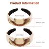 RODAILYCAY 2 PACK Headbands for Women, Vintage Hair Head Bands Wild Western Cowboy Cactus Caps Non Slip Thick Padded Hairband Hair Band Hoops, Wide Hair Wrap view 3