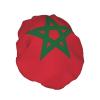 Cute Morocco Flag Shower Caps for Women Elastic and Reusable Bath Caps Moroccan Protection Hair Bath Hat view 2
