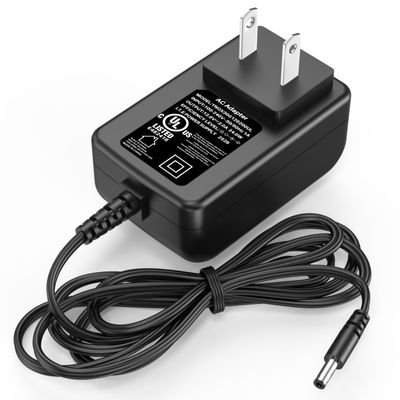 12V 2A Vanity Makeup Mirror Charger Compatible with Hansong Make-up Mirror Power Cord AC Adapter for Hansong DC117-15 DC11715 Bedroom Light Up Vanity Mirror Charging Plug 12VDC 2000mA 12.0V DC12V