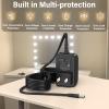 12V 2A Vanity Makeup Mirror Charger Compatible with Hansong Make-up Mirror Power Cord AC Adapter for Hansong DC117-15 DC11715 Bedroom Light Up Vanity Mirror Charging Plug 12VDC 2000mA 12.0V DC12V view 4
