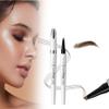 2024 New Microblading Eyebrow Pen,4 Tip Eyebrow Pencil Contouring Pen,3D Waterproof Microblading Eyebrow Pencil,Natural Makeup Long-Lasting Fine Stroke Magic Eyebrow Pencil (Dark Brown2) view 1