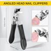 ClipMaster Pro Toenail Clippers,Dotmalls ClipMaster Pro,Grishay ClipMaster Pro,Clip Master Pro for Thick Nails,Large Angled Head Toenail Clippers with Wide Opening for Elderly Seniors(1Pcs) view 3
