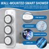1pcs Shower Brush Electric Back Scrubber for Shower with 3 Brush Head 3 Gear Shower Back Scrubber 25" Adjustable Wall Mounted 7800mAh Waterproof Low Noise Magnetic Charging Fast Foaming view 2