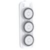 1pcs Shower Brush Electric Back Scrubber for Shower with 3 Brush Head 3 Gear Shower Back Scrubber 25" Adjustable Wall Mounted 7800mAh Waterproof Low Noise Magnetic Charging Fast Foaming view 3