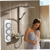 1pcs Shower Brush Electric Back Scrubber for Shower with 3 Brush Head 3 Gear Shower Back Scrubber 25" Adjustable Wall Mounted 7800mAh Waterproof Low Noise Magnetic Charging Fast Foaming view 4