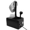 110V Nano Hair Steamer Professional Salon Home Hair Care Machine Nano Spray Guns and Evaporation Caps Black Vertical Intelligent Deep Conditioning Steamer for Hair view 1
