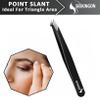 4 Pcs Professional Tweezers for Women Facial Hair Stainless Steel Eyebrow Precision for Chin, Splinter and Ingrown Hair Removal - Sharp Tweezers view 4