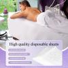 100PCS Disposable Bed Sheets 31.5" x 71", Non-Woven Fabric Massage Table and Spa Bed Covers, Breathable and Durable for Ultimate Hygiene and Comfort in Massage, Tattoo, and Spa Treatments (White) view 3