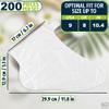 200Pcs Plastic Foot Covers Disposable Socks Foot Gloves and 200Pcs Paraffin Baths Disposable Gloves for Cleaning view 2