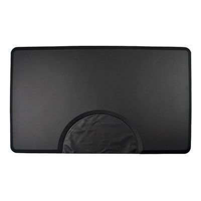 XSMYdpUS Salon & Barber Shop Chair Mat Anti-Fatigue Floor Mat 1 Inch Thick Barber Cutting Chair Salon Mats for Beauty Hair Stylist Station (Color : Black, Size : Rectangle 150x90cm)