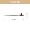 1 PCS Faucet Hair Chopstick Funny Hair Chopsticks for Buns Wooden Hair Sticks Chinese Chopstick Hair Pins for Hair Accessories view 2